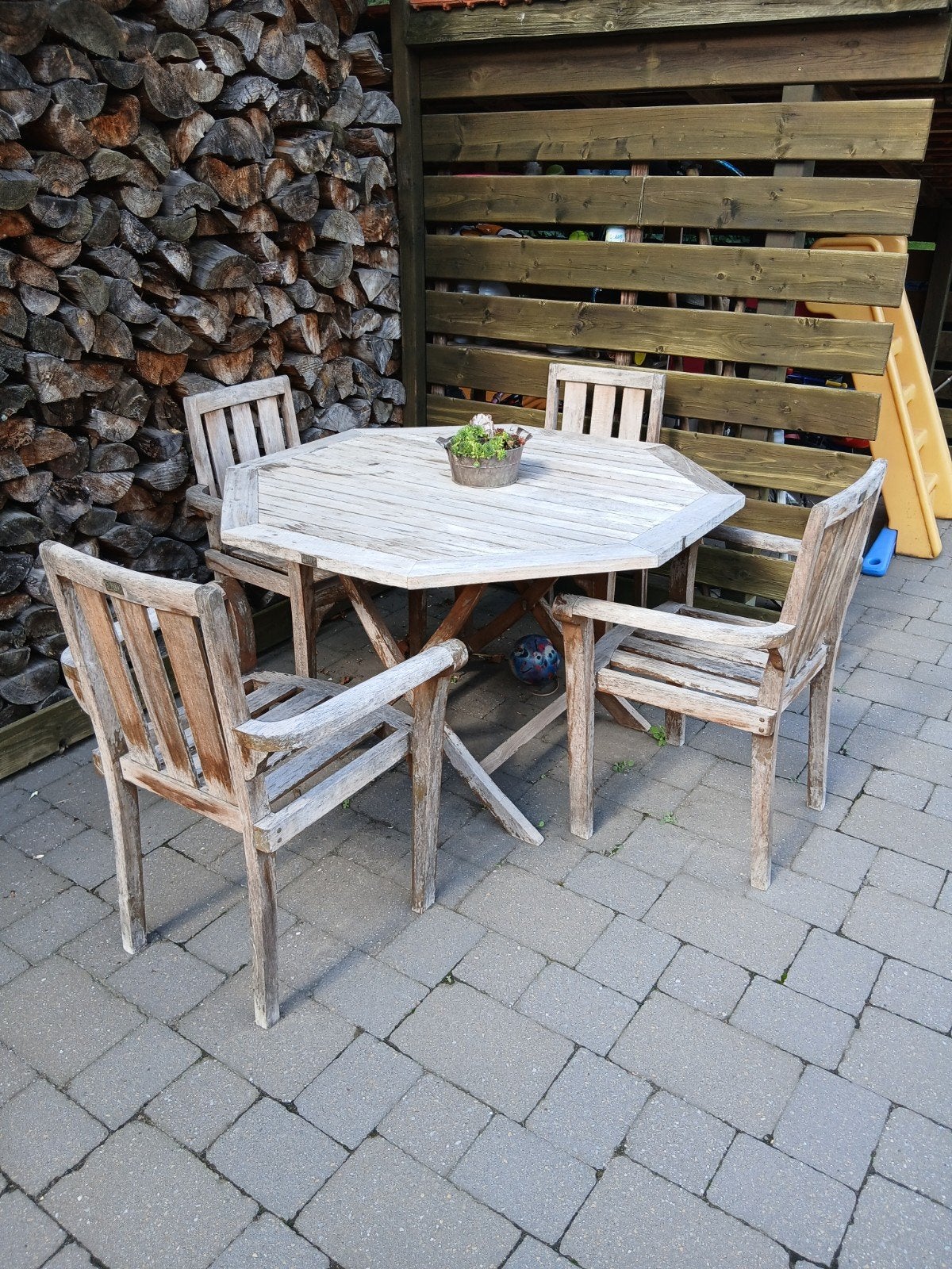 terras tafel + 4stoelen, Enlèvement