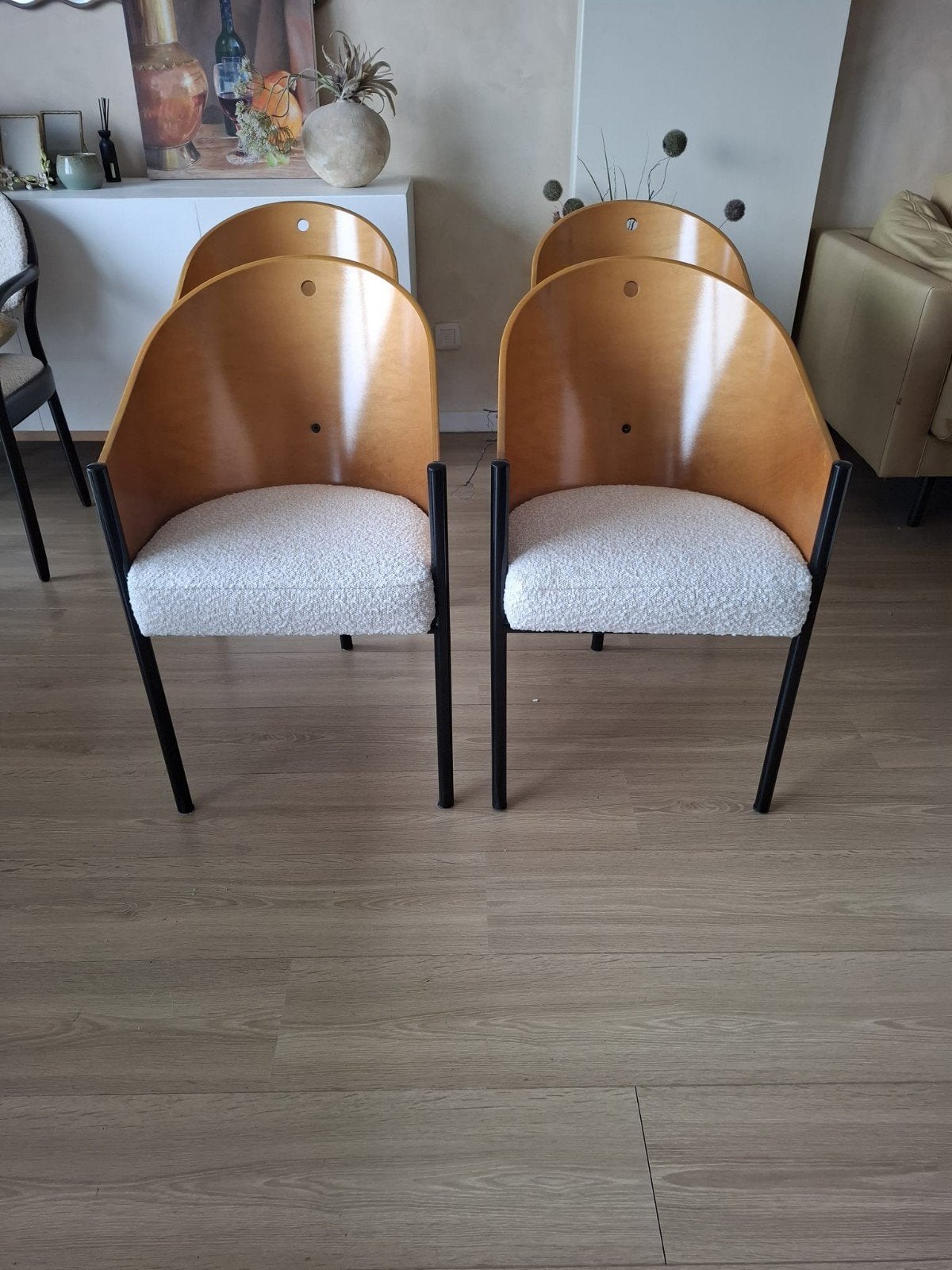 prachtige vintage stoelen van Costes Philippe Starck design, Ophalen
