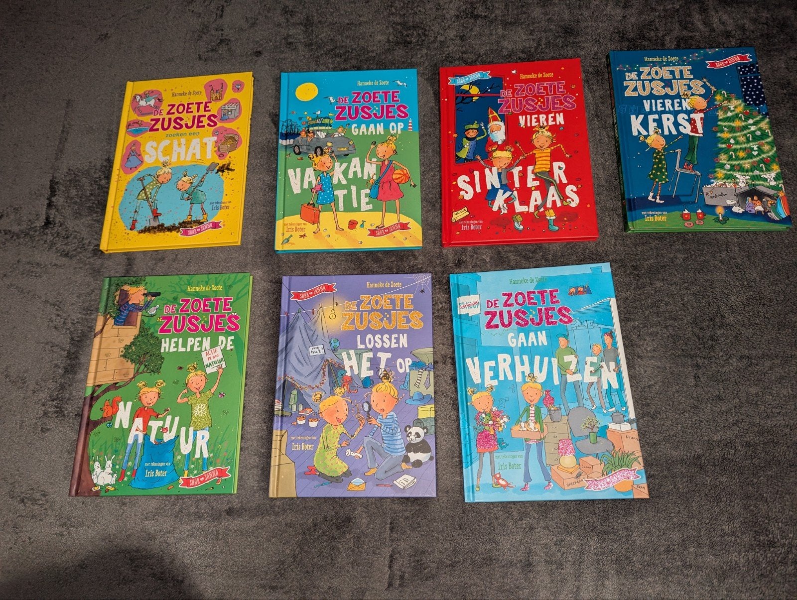 7 zoete zusjes boeken helemaal nieuw samen weg, Ophalen