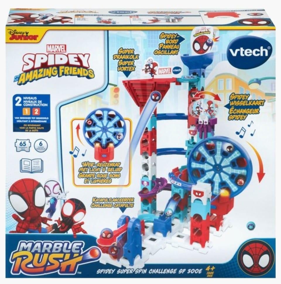 Knikkerbaan Vtech Spiderman, Ophalen