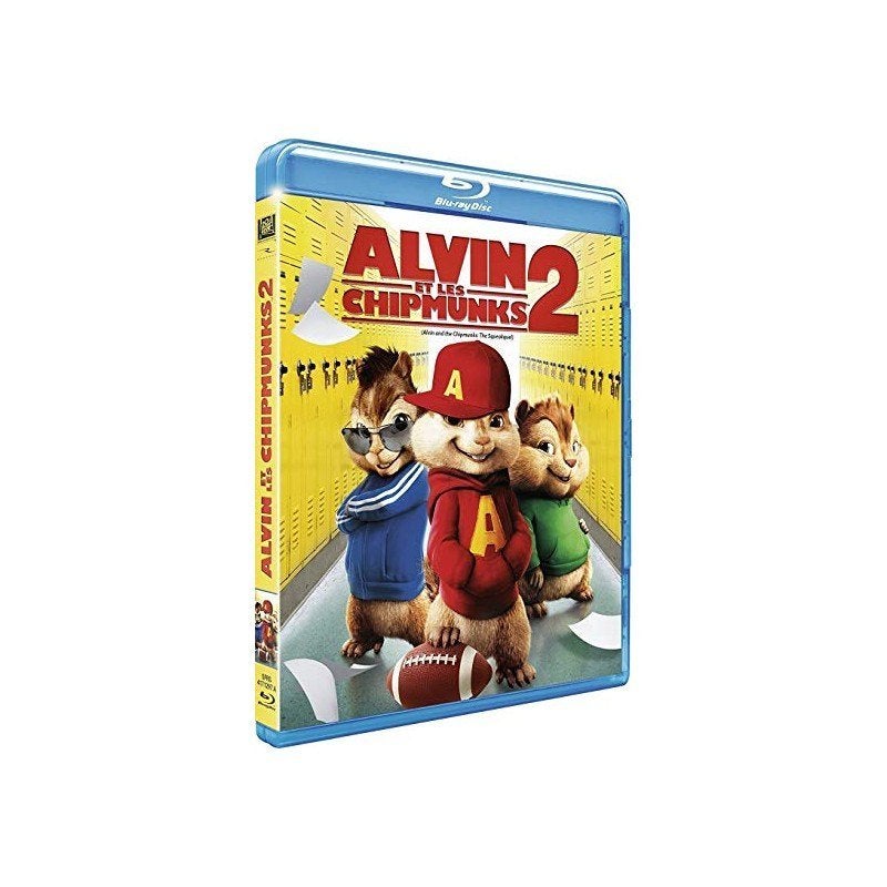 Alvin et les chipmuks 2 EN BLURAY, Film, Français, Anglais, Envoi
