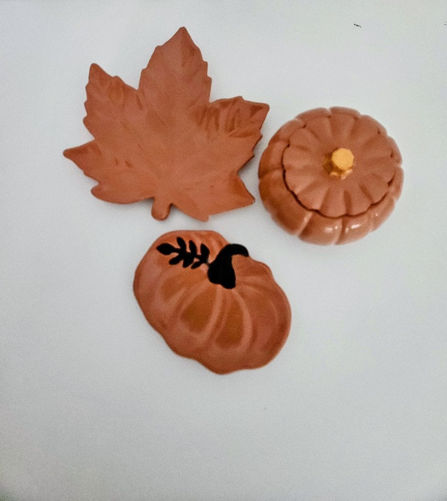 Decoratieve set herfst/pompoen, Ophalen, Natuurlijk materiaal, Waxinelichthouder, Nieuw