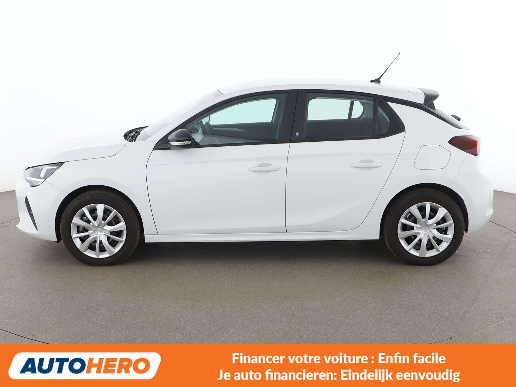 Opel CORSA-E electric drive 100 kW Edition (bj 2021), Auto's, Stof, Gebruikt, 136 pk, Wit