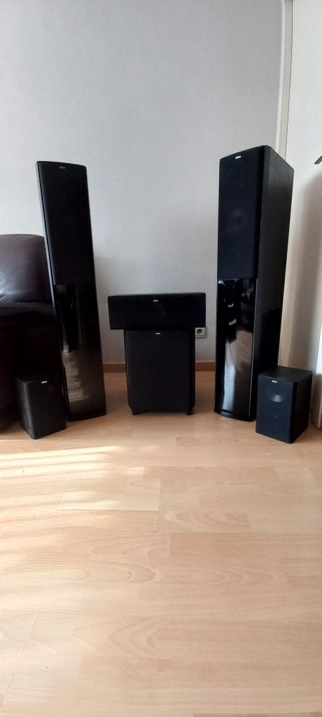 Eltax Shine 5.1 Home Cinema Set + SW-10 Subwoofer - Zwart, Ophalen, Zo goed als nieuw