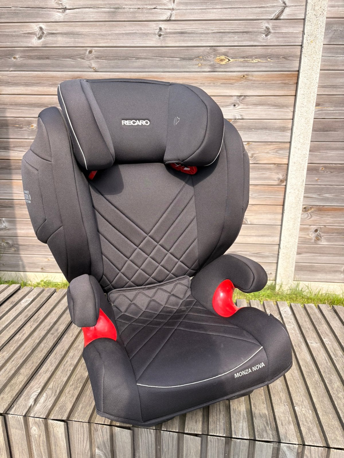 Recaro Monza Nova autostoel zwart, Kinderen en Baby's, Gebruikt, Zijbescherming, Isofix, Ophalen