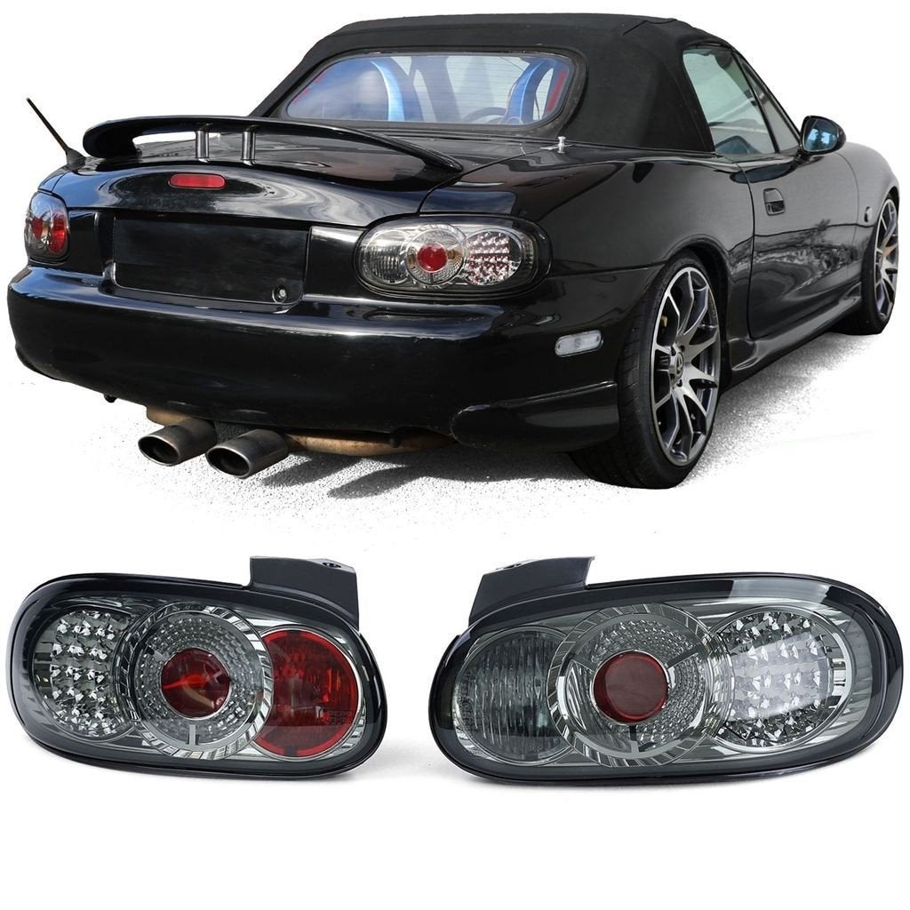 Led Achterlichten Voor Mazda MX5 NB NBFL Smoke, Verzenden
