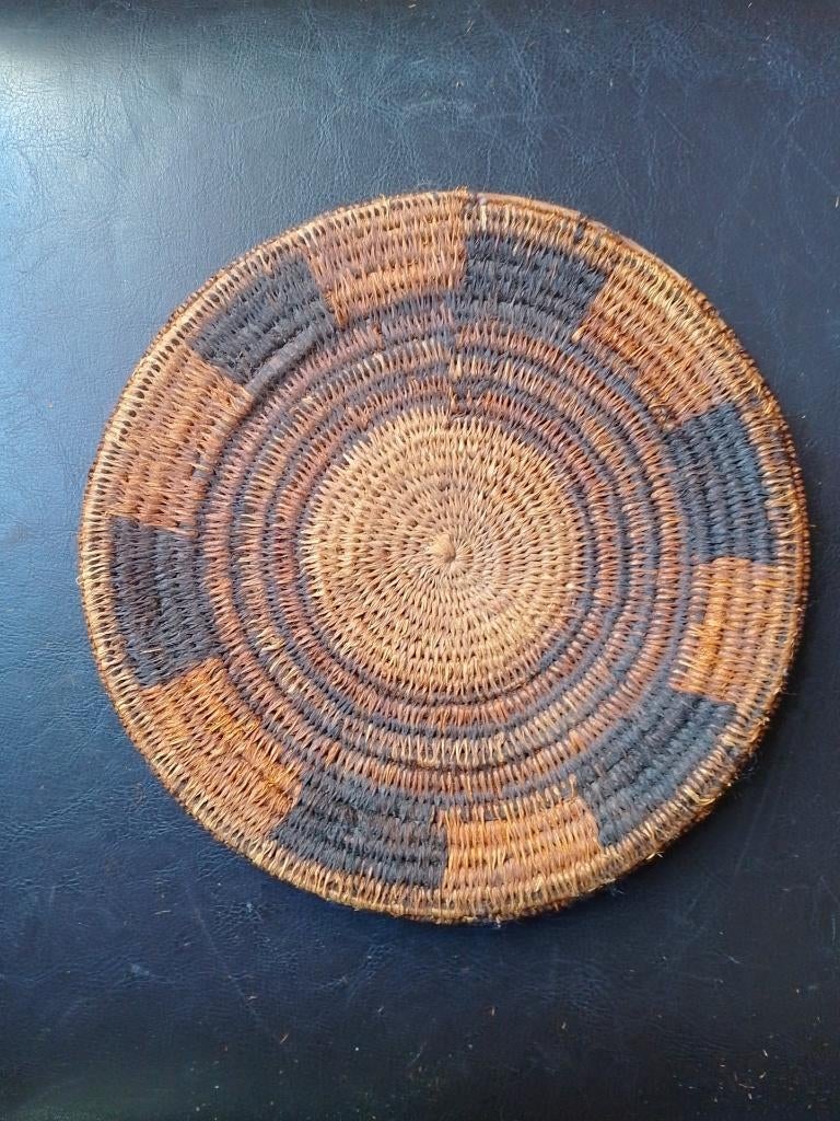 Congo  Vlechtwerk 1  Gras  Schaaltje  19 cm, Antiek en Kunst, Verzenden