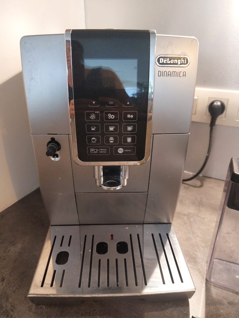 De'Longhi Dinamica ECAM35X.75 — très bon état, Electroménager, Enlèvement, Utilisé, Cafetière, Café en grains