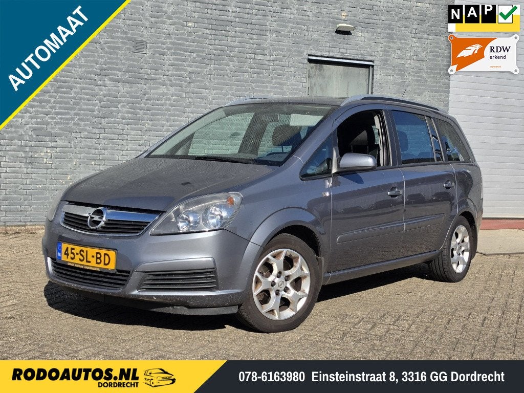 Opel Zafira 2.2 Enjoy 7-Pers Automaat Nw APK ✅, Autos, 2198 cm³, Argent ou Gris, Achat, 7 places