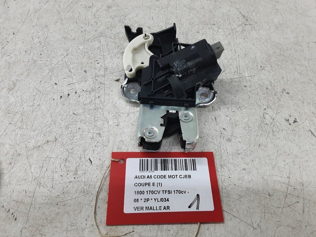 SERRURE COFFRE Audi A5 (8T3) (01-2007/01-2017) (4F5827505D), Mevr. I. Hauben, Haillon arrière, Audi, Utilisé