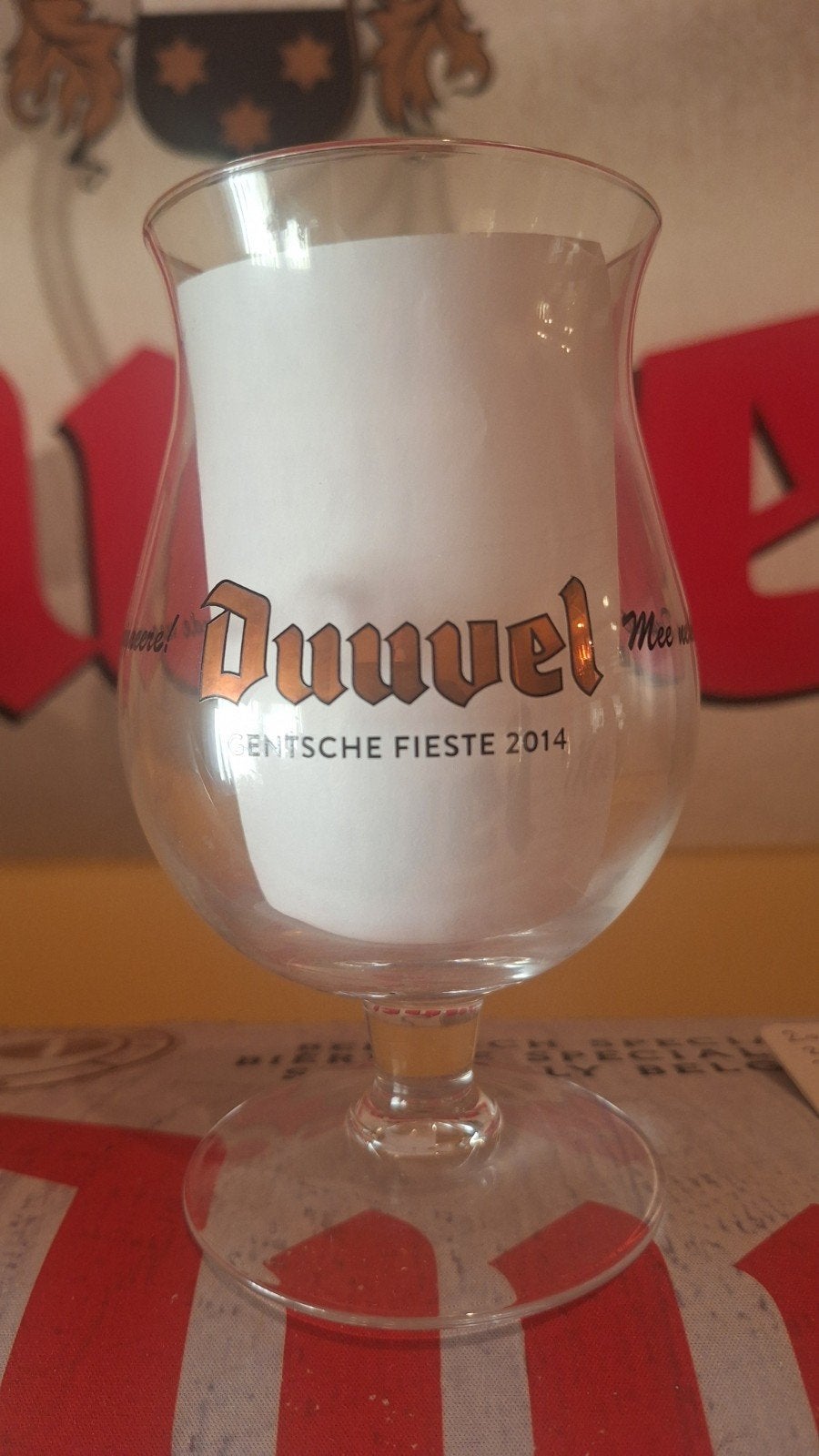 Duvel Gentse Feesten 2014, Verzamelen, Ophalen of Verzenden, Zo goed als nieuw, Glas of Glazen, Duvel