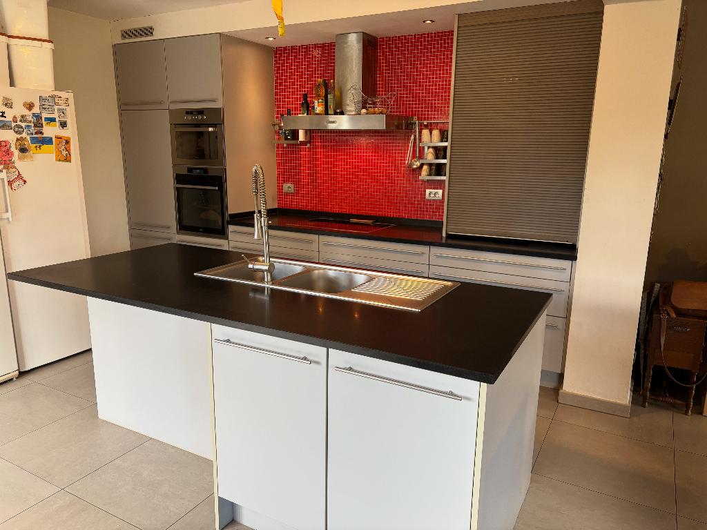 Keuken incl toestellen, Gris, Composite, Enlèvement, Utilisé