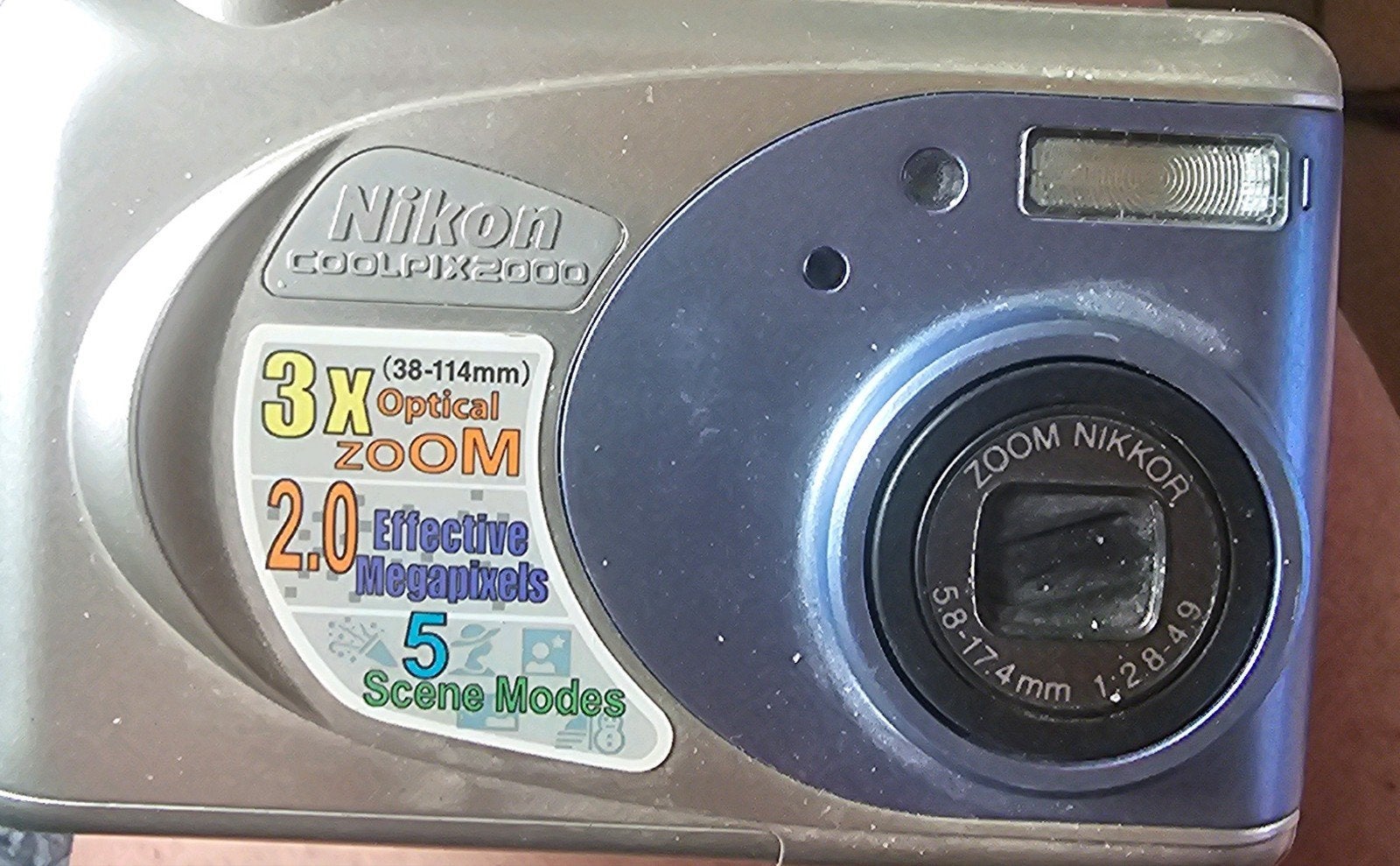nikon coolpix 2000 dig camera, TV, Hi-fi & Vidéo, Appareils photo numériques, Enlèvement ou Envoi, Utilisé, Nikon, Appareil photo compact