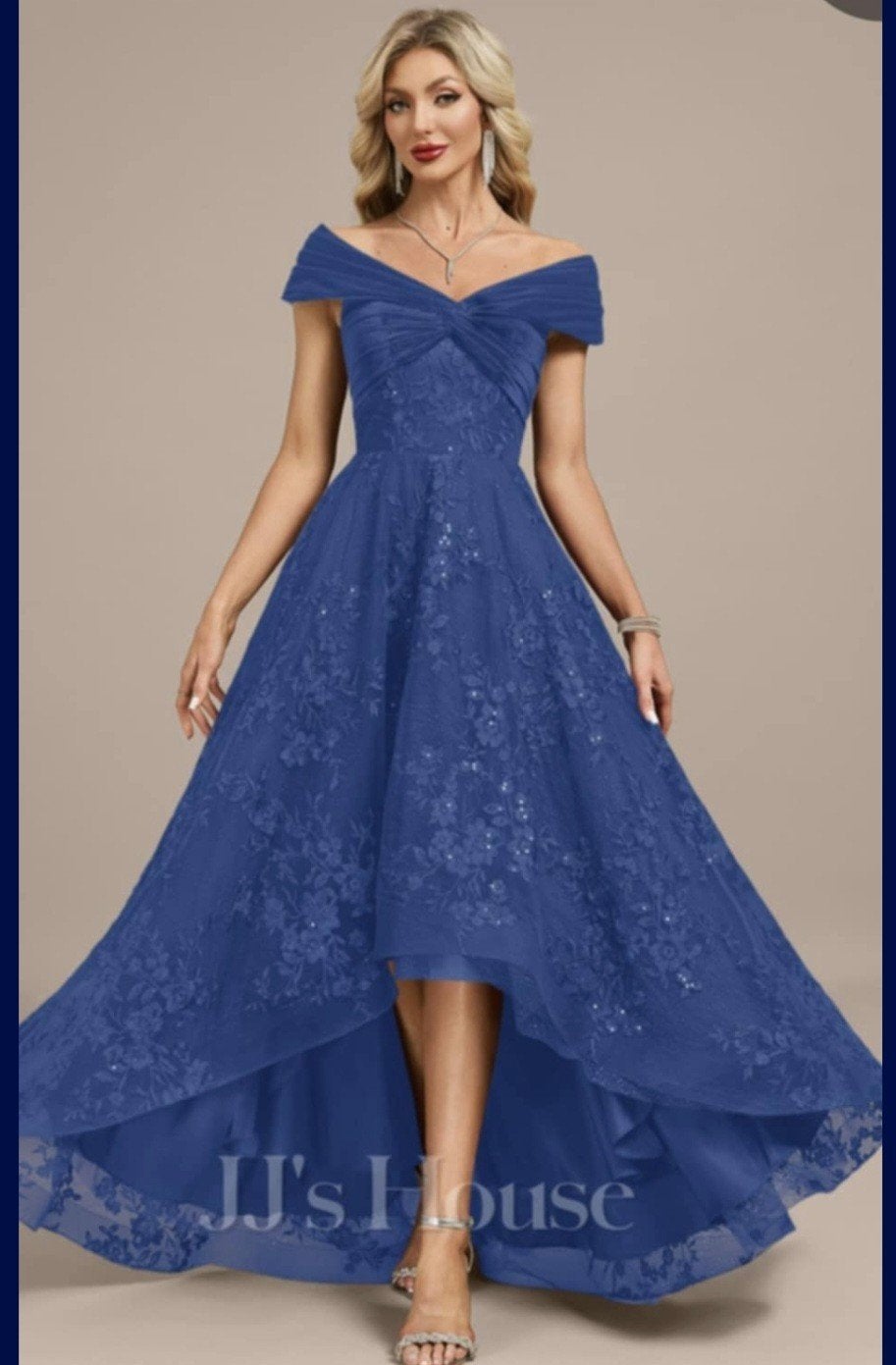 Koningsblauw kleed, Kleding | Dames, Gelegenheidskleding, Maat 38/40 (M), Blauw, Nieuw, Ophalen of Verzenden