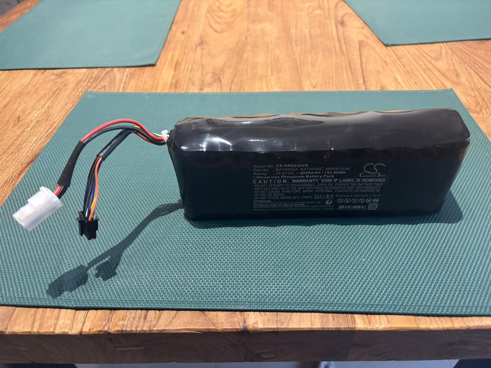 Robomow accu BAT6000A / MRK6103A zgan  – 25,6V 6000 mAh, Enlèvement, Comme neuf