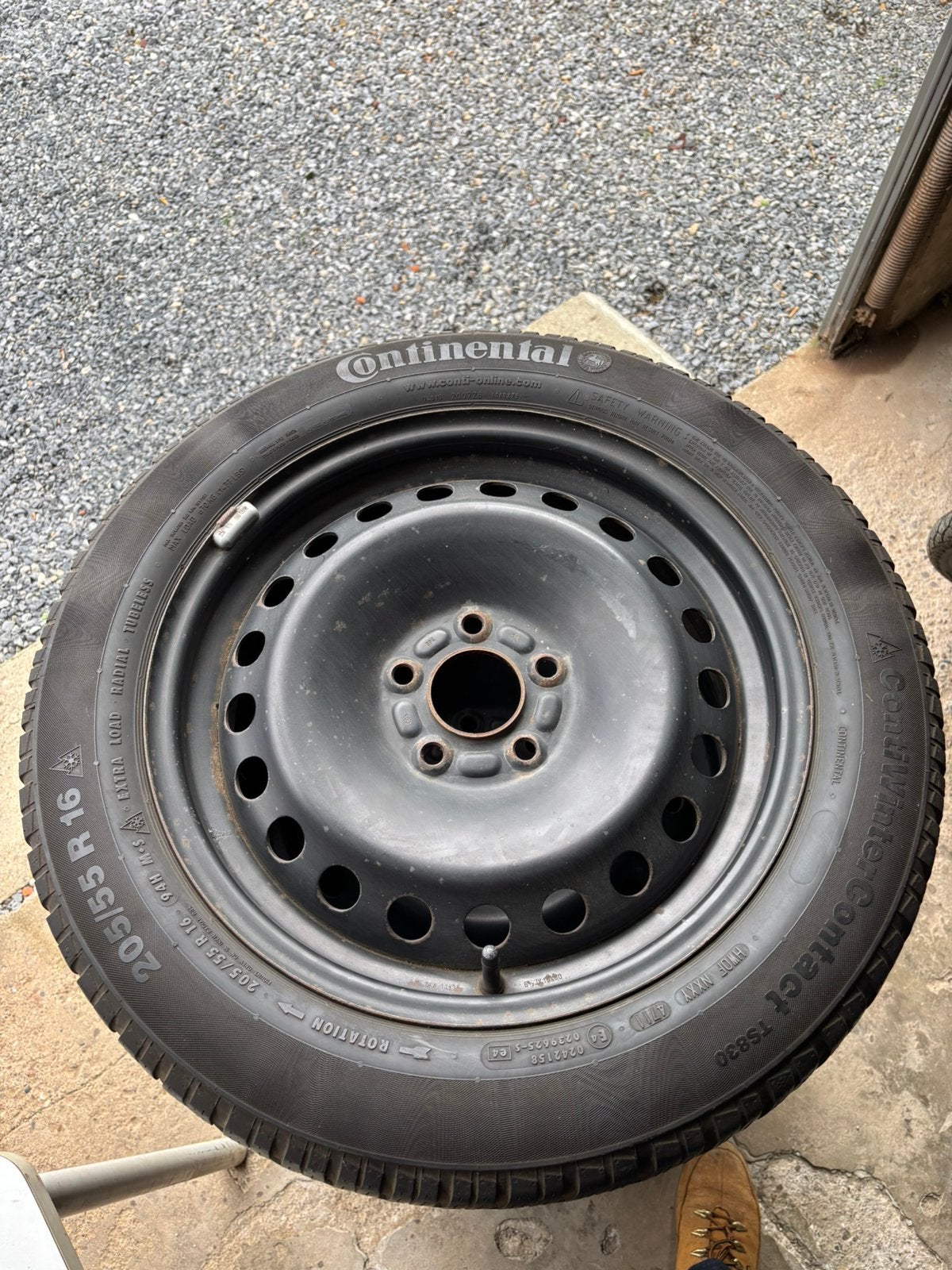 Winterbanden, Ophalen, Gebruikt, 16 inch, Banden en Velgen