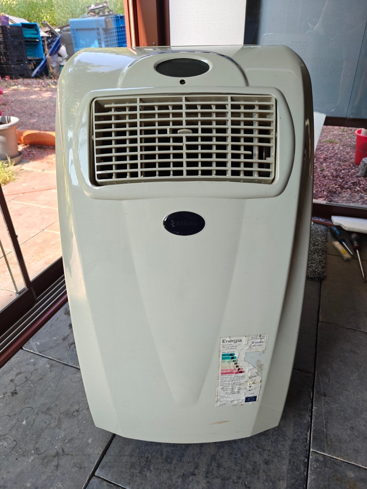 Airco 9000 btu, Enlèvement