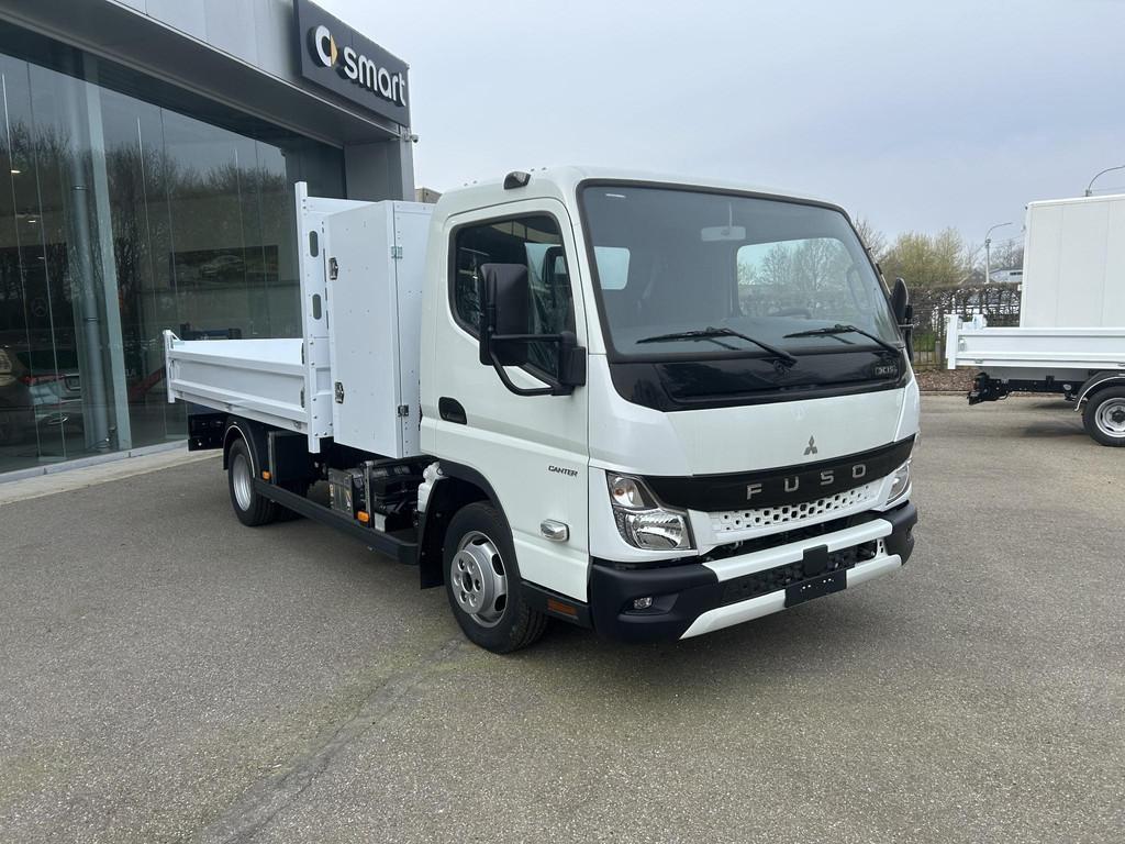 Mitsubishi Fuso Canter 3C 15 LWB Kipbak DOS 108724, Auto's, Bestelwagens en Lichte vracht, Gebruikt, 4 cilinders, Wit, Bedrijf