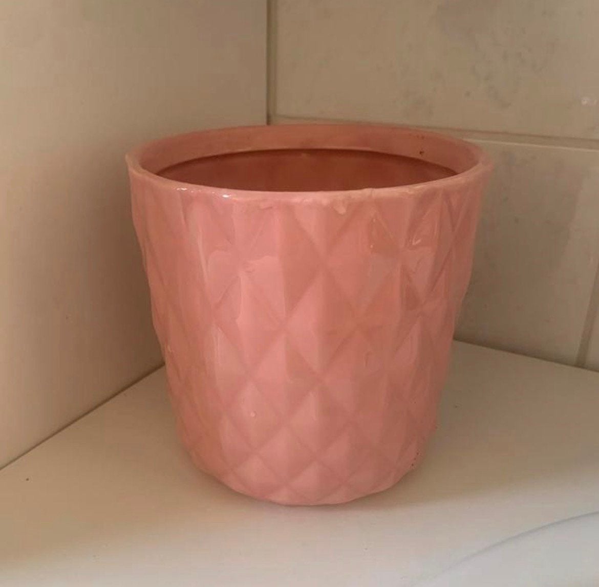 Cache pot de fleurs Rose, Enlèvement, Comme neuf