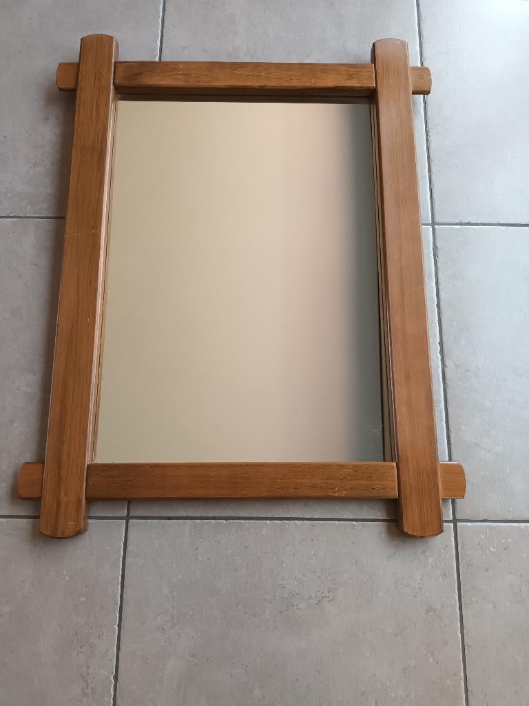 Spiegel met houten kader, Ophalen, Gebruikt