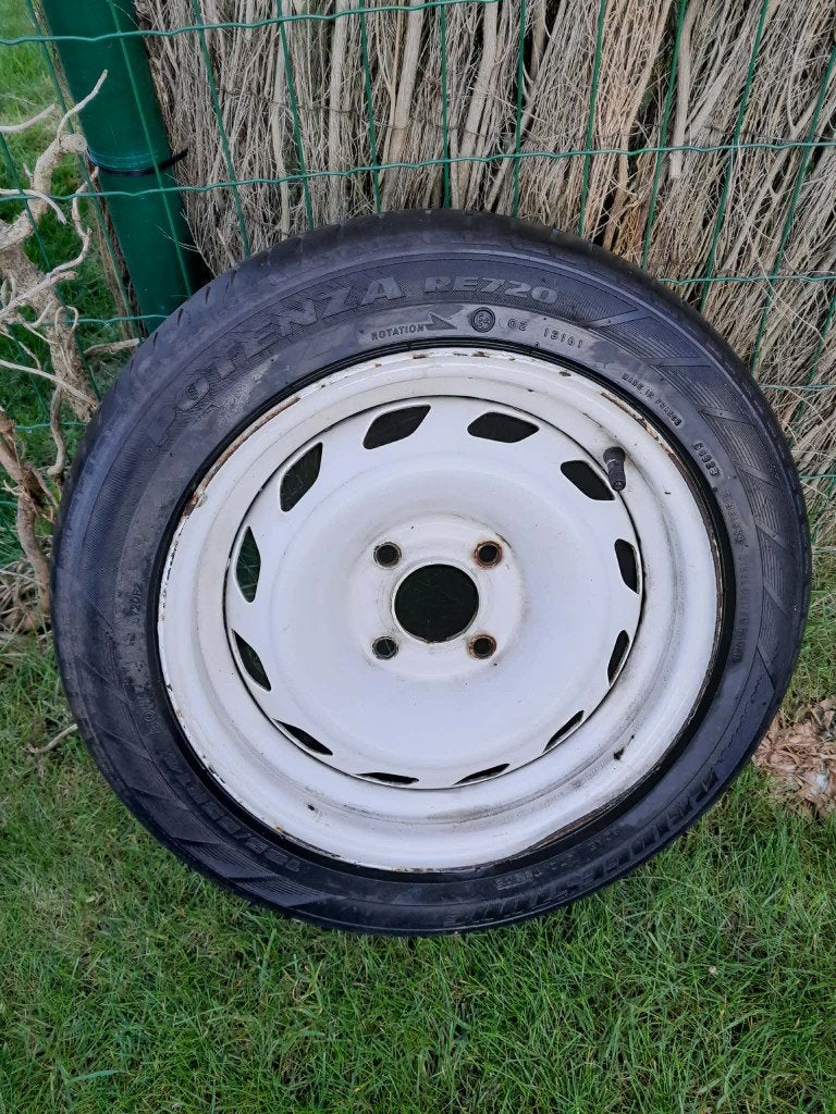 Velg en band Peugeot, Auto-onderdelen, Banden en Velgen, Ophalen, 14 inch, Gebruikt, Banden en Velgen