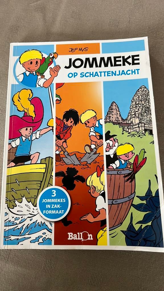 Jommeke strip op schattenjacht, Une BD, Enlèvement ou Envoi, Utilisé