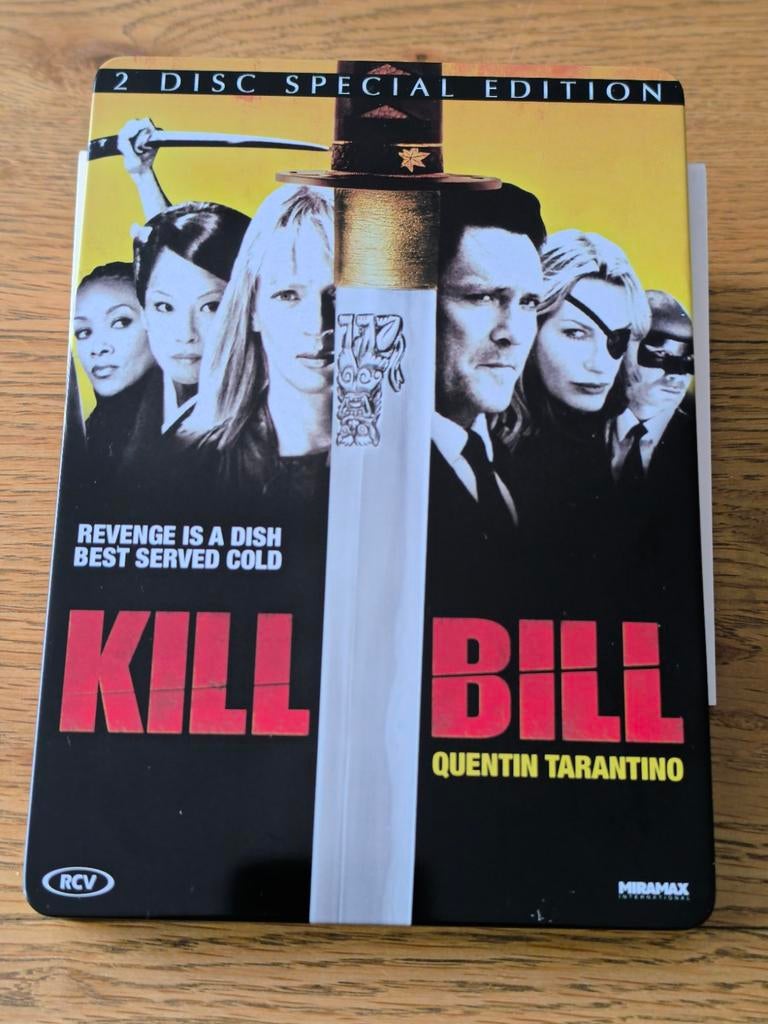 Kill Bill steelbook dvd - 2 disc special edition - dvd, Ophalen of Verzenden