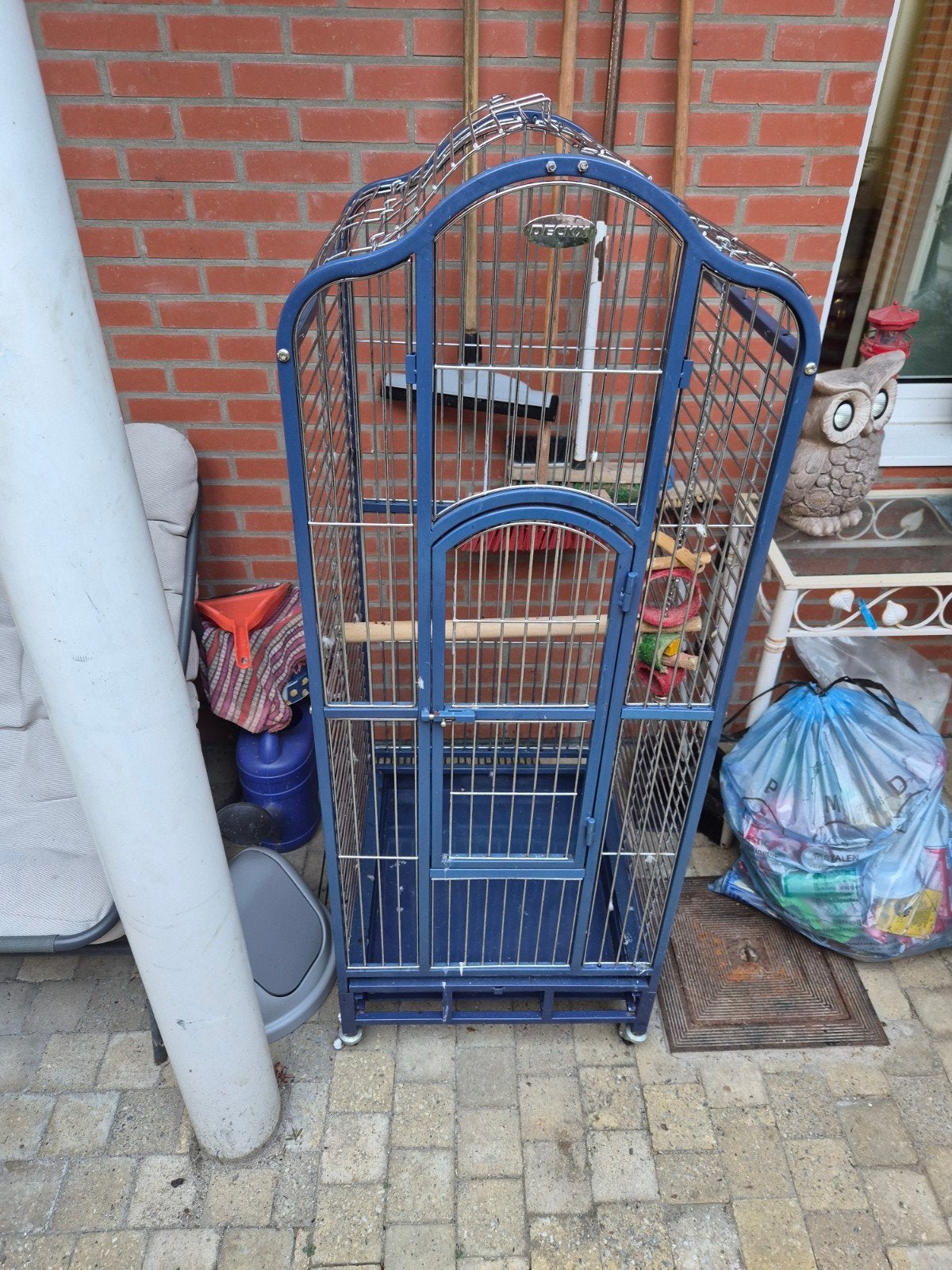 vogel kooi, Ophalen, Zo goed als nieuw, Metaal, Vogelkooi
