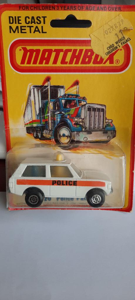Matchbox 20e Police Range Rover, Enlèvement ou Envoi, Comme neuf, Voiture