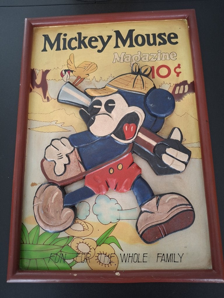 Tableau de Mickey Mouse, Enlèvement, Mickey Mouse, Utilisé