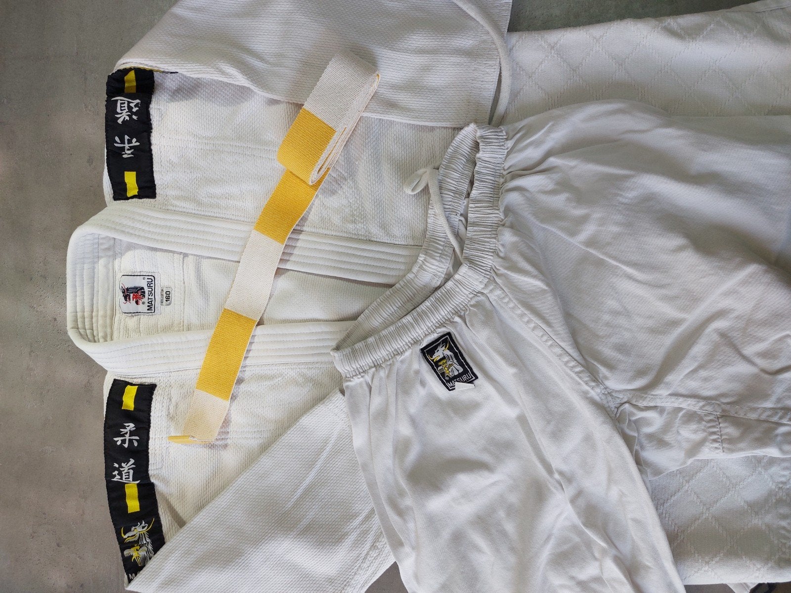 Judopak maat 160 kind, Sport en Fitness, Ophalen of Verzenden, Gebruikt, Judo, Vechtsportpak