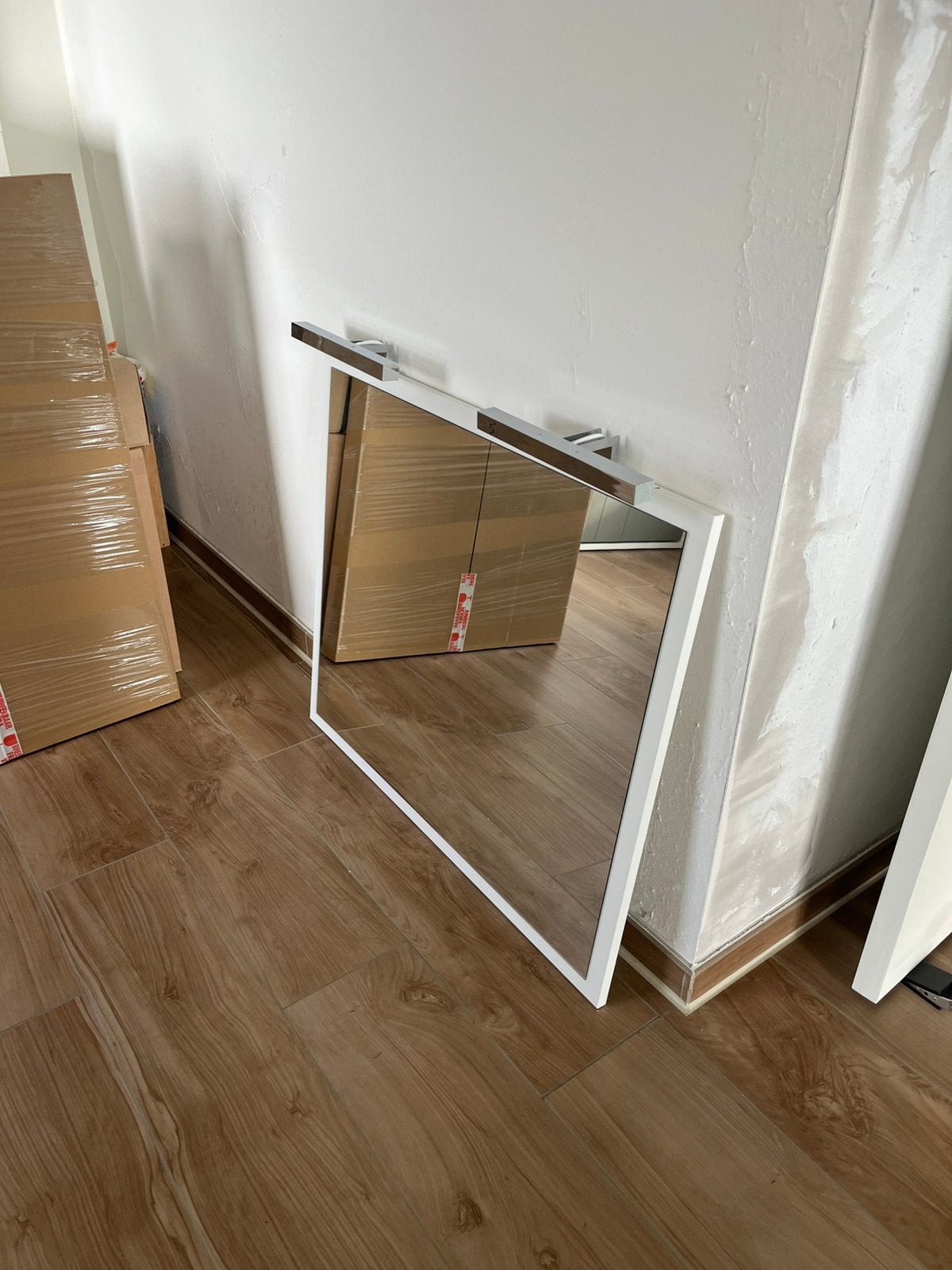 Badkamer spiegel, Ophalen, Gebruikt, 75 tot 100 cm, Minder dan 100 cm