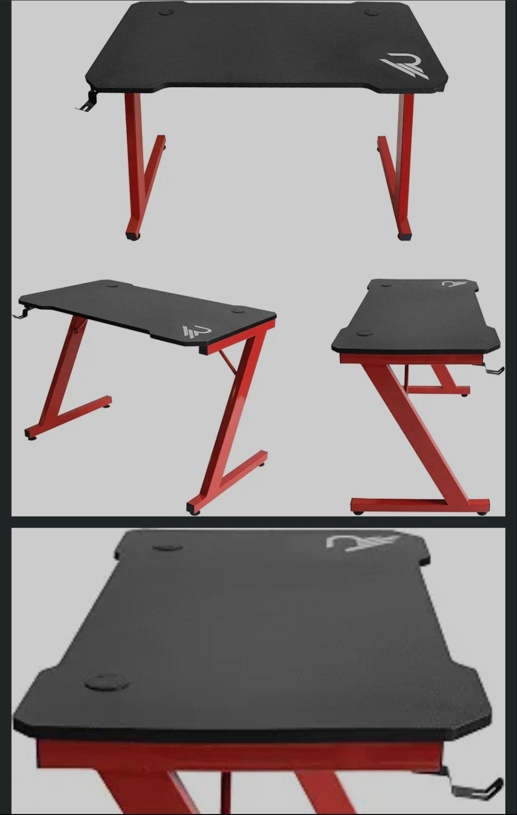bureau gaming pour pc console gamer Raiden, Enlèvement, Métal