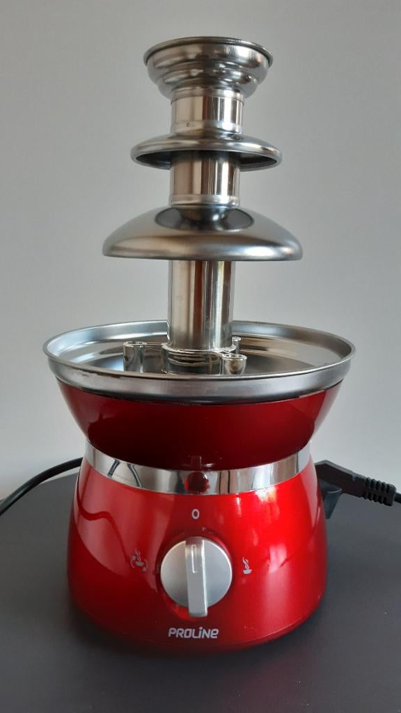 Proline chocoladefontein, Elektronische apparatuur, Fonduesets, Ophalen of Verzenden, Zo goed als nieuw, Elektrisch, Fondueset