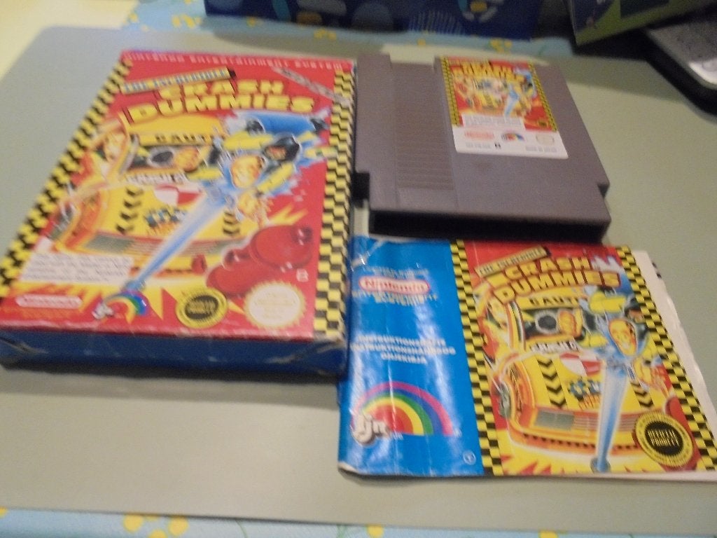 NES The incredible Crash Dummies (zie detail foto's), Games en Spelcomputers, Games | Nintendo Super NES, Ophalen of Verzenden