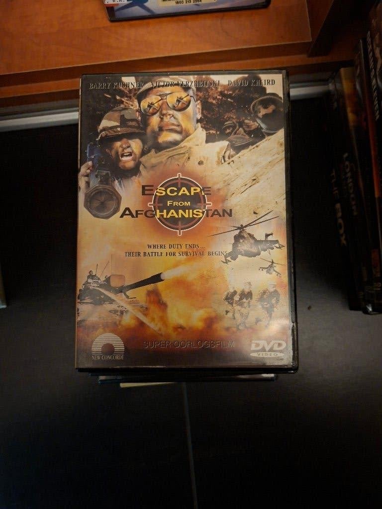 dvd - escape from afganistan, Cd's en Dvd's, Vanaf 16 jaar, Nederlands, Ophalen of Verzenden, Oorlog