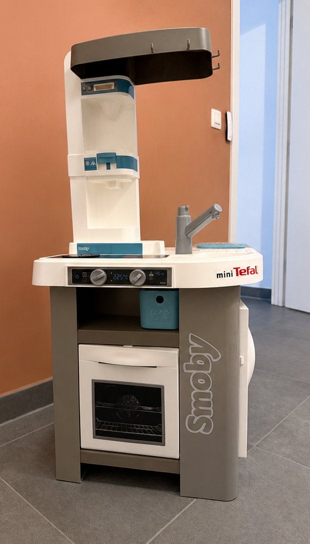 Speelgoedkeuken met wasmachine en strijktafel Smoby (tefal), Ophalen, Zo goed als nieuw