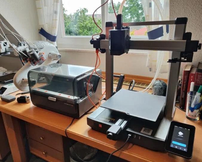 Anycubic kobra 3 combo, Wi-Fi intégré, Comme neuf, Enlèvement, Anycubic