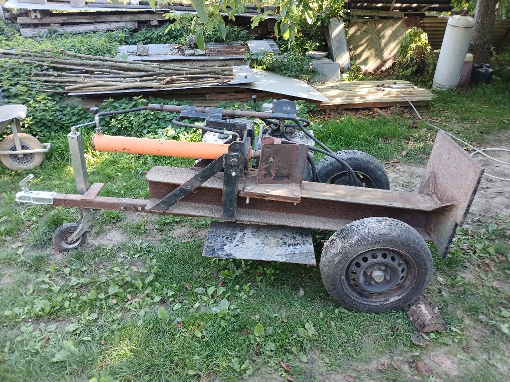 Fendeuse bois, Enlèvement, Utilisé