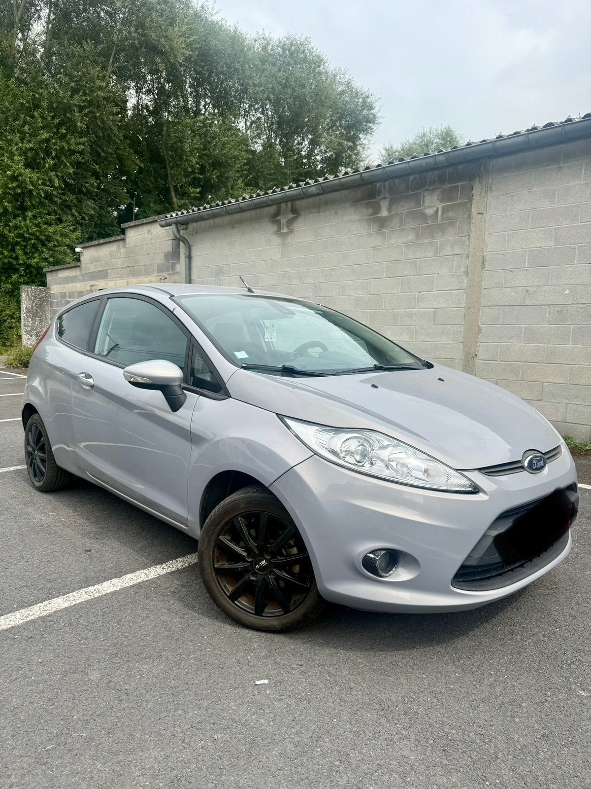 Ford Fiesta Edition Titanium 1.6 TDCI Année 2011, Auto's, Zwart, Particulier, Fiësta, Zilver of Grijs