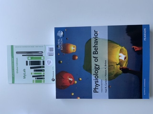 Physiologie du comportement - Carlson & Birkett, Livres, Enlèvement, Comme neuf