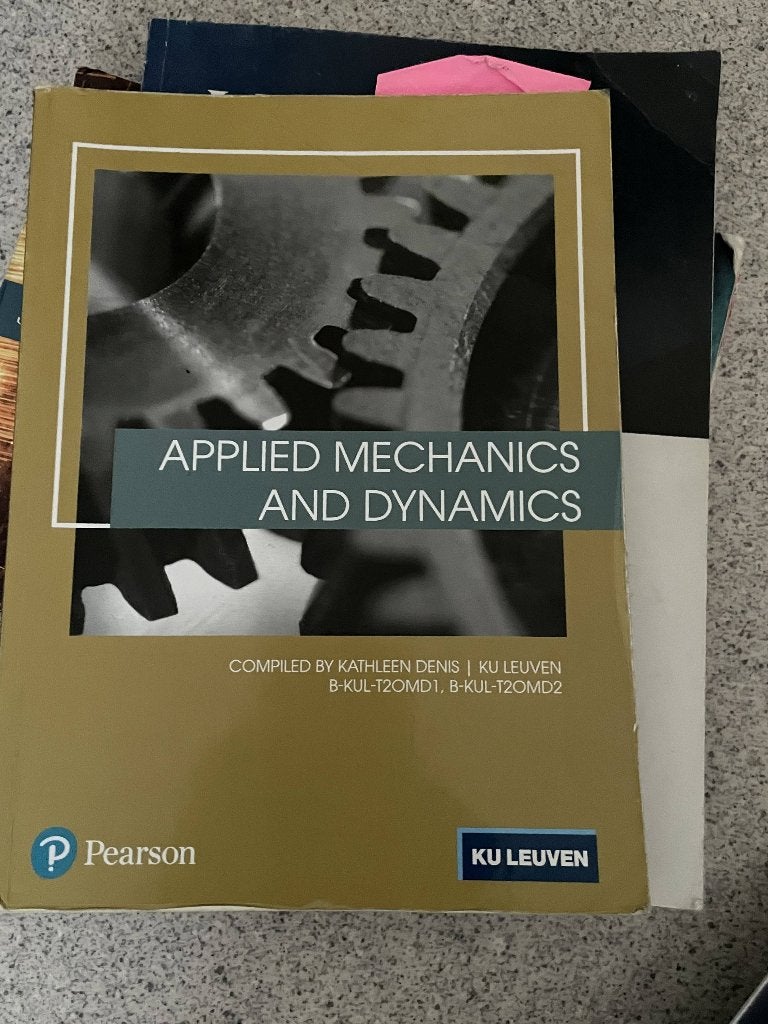 Applied dynamics and mechanics, Boeken, Ophalen of Verzenden, Zo goed als nieuw