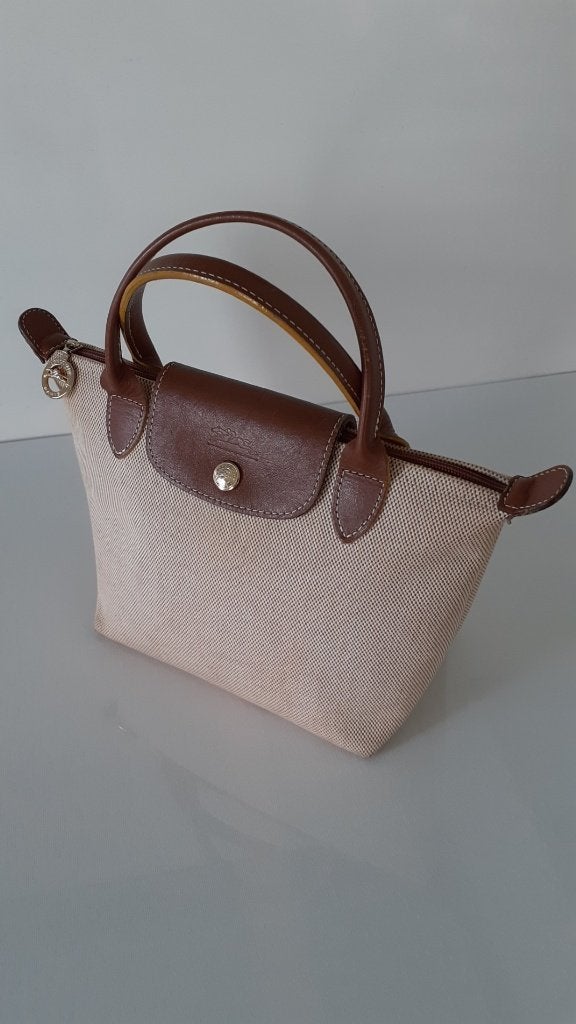 LONGCHAMP  dames handtas, Handtassen en Accessoires, Ophalen of Verzenden, Zo goed als nieuw, Beige, Handtas