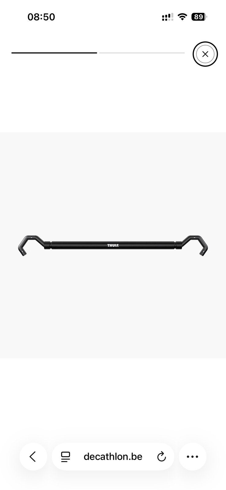 Adaptateur porte velo THULE, Vélos & Vélomoteurs, Enlèvement, Comme neuf