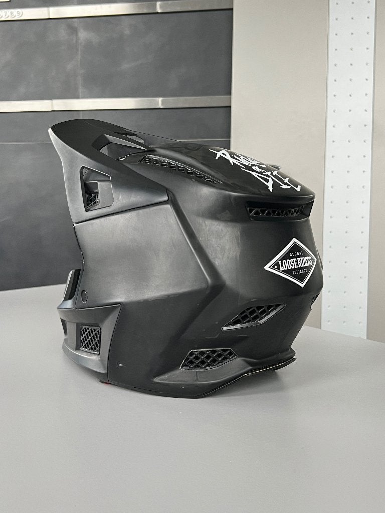 casque fox rampage carbon , euduro , DH, Vélos & Vélomoteurs, Enlèvement ou Envoi, Comme neuf, XL, Fox