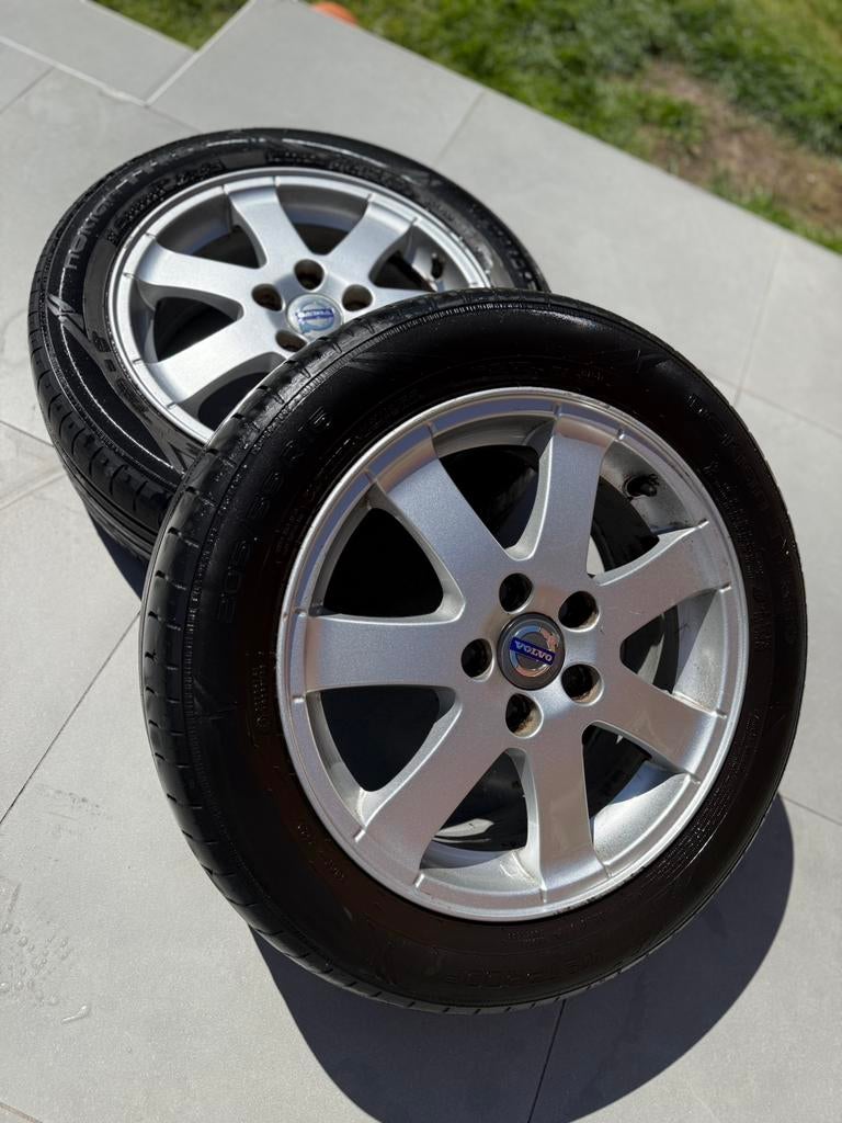 Volvo Banden en Velgen 205/55/R16, Autos : Pièces & Accessoires, Pneus & Jantes, Pneus et Jantes, Enlèvement ou Envoi, 16 pouces