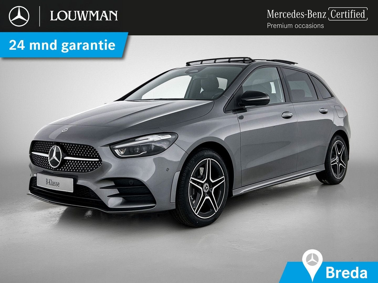 Mercedes-Benz B 250 e Business Solution AMG Smartphone integ, Automaat, Monovolume, Zwart, 15 kWh