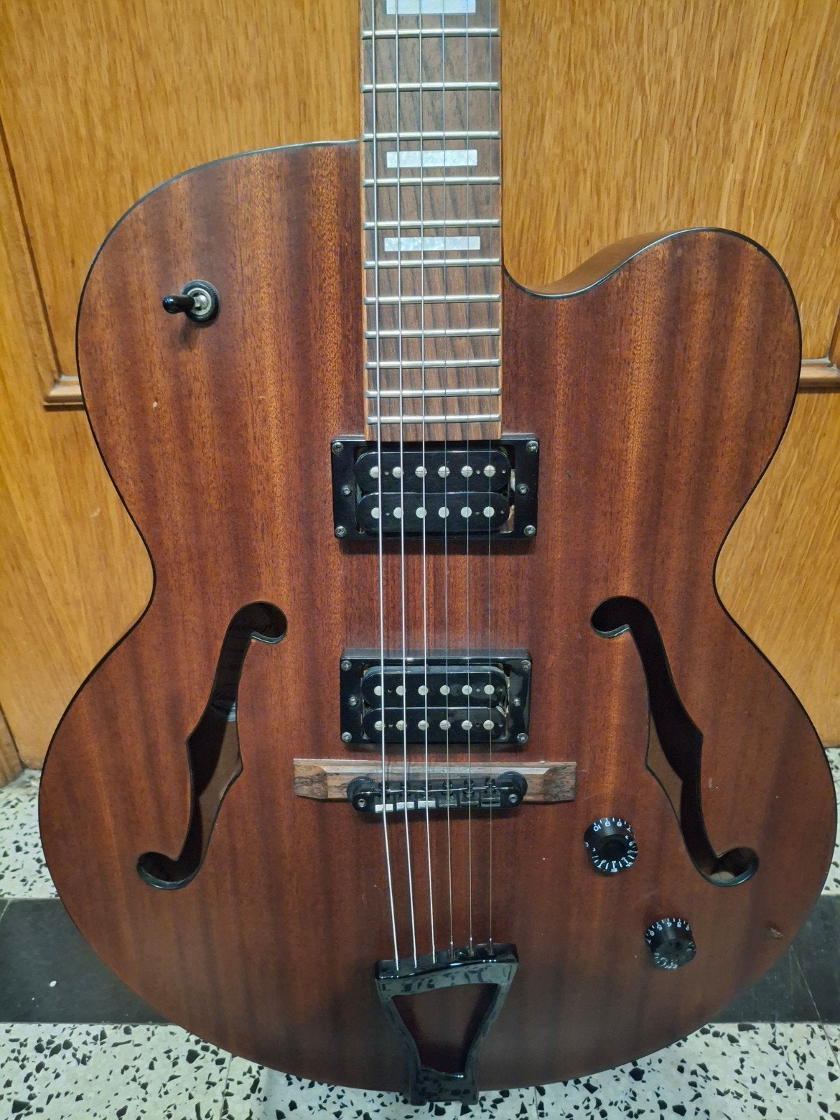 hudson imperial, Musique & Instruments, Instruments à corde | Guitares | Électriques, Enlèvement, Utilisé, Hollow body, Autres marques