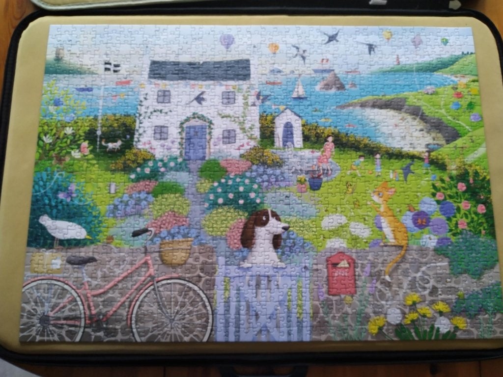 puzzle - 1000 pièces - parfait état, Enlèvement ou Envoi, 500 à 1500 pièces, Comme neuf, Puzzle