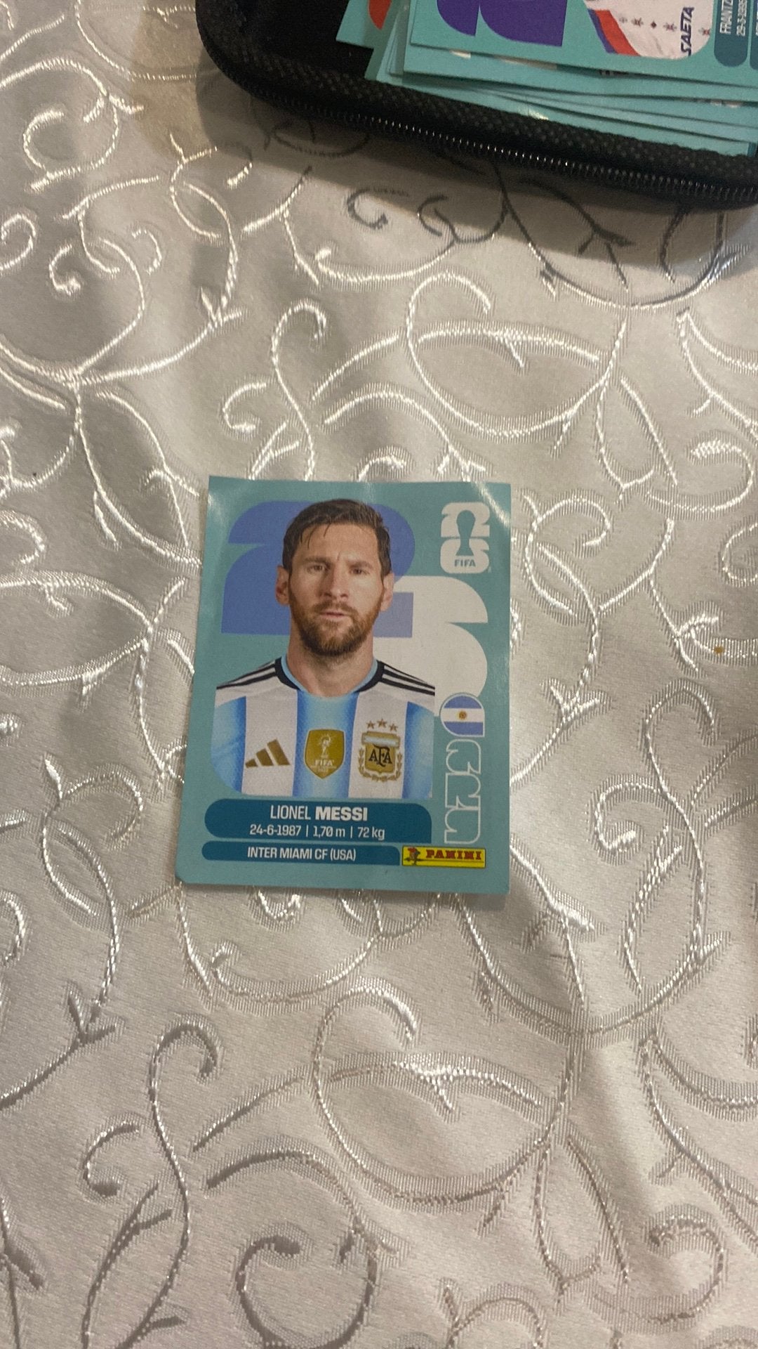 Messi voetbalkaart, Ophalen, Zo goed als nieuw